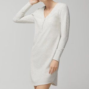 NWT Soma COZY WAFFLE Long-Sleeve Sleepshirt